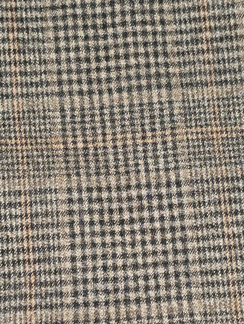 Old Navy Relaxed Twill Blazer M Brown Plaid 2 Button Jacket - Picture 10 of 11